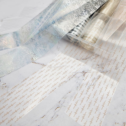 Text and Letters - Set of Colorful Transfer Foils