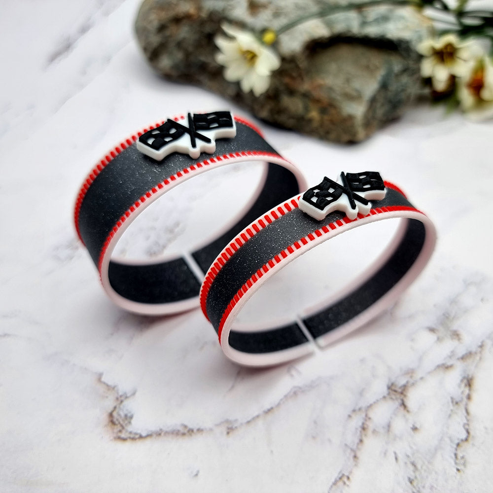 Motorsport Lover's Bracelet - Racing Bracelet - Speed & Victory Style - 3D Printed High-Quality Bracelet