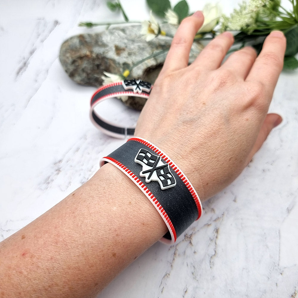 Motorsport Lover's Bracelet - Racing Bracelet - Speed & Victory Style - 3D Printed High-Quality Bracelet