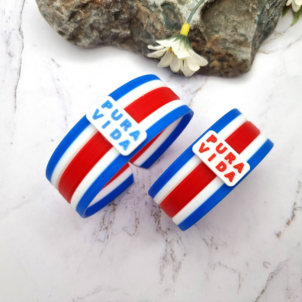 Costa Rica 🇨🇷 Bracelet - 3D Printed High Quality National Pride Series