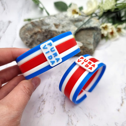 Costa Rica 🇨🇷 Bracelet - 3D Printed High Quality National Pride Series