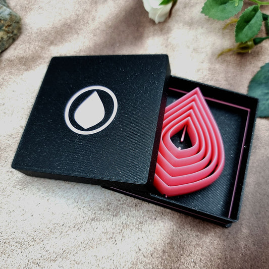 5 Sharp Drop Cutters in Set - Perfectly Aligned Imprint Cutters #18