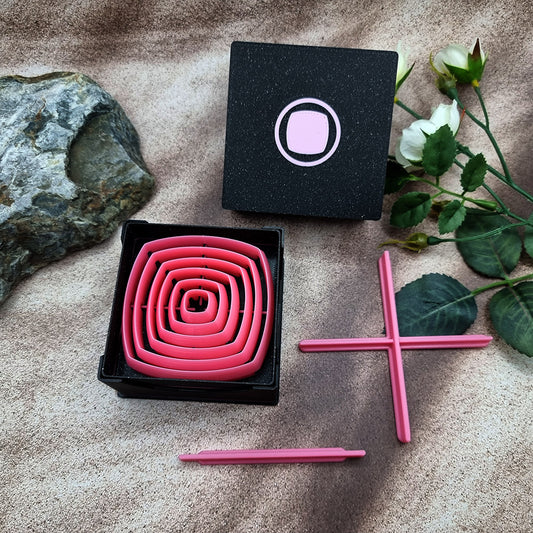 6 Smooth Square Cutters in Set - Perfectly Aligned Imprint Cutters #21