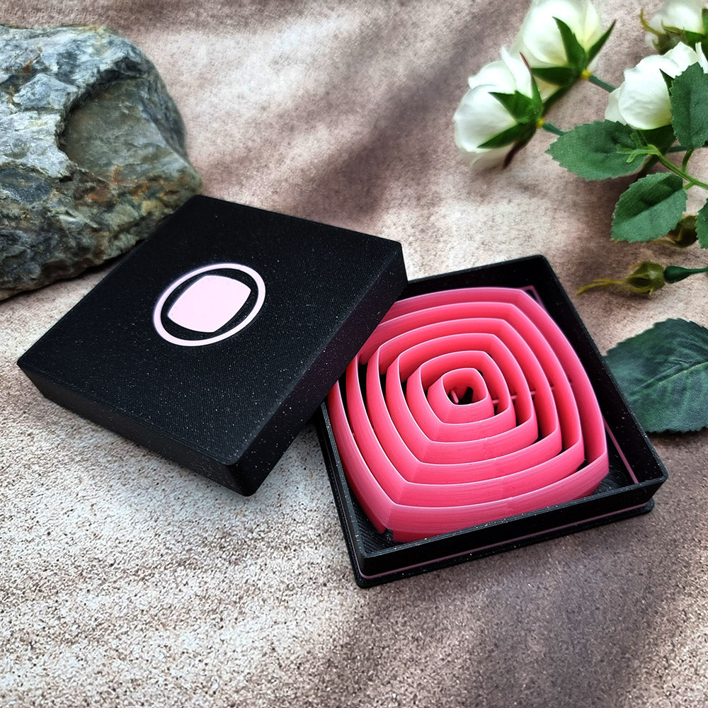 6 Smooth Square Cutters in Set - Perfectly Aligned Imprint Cutters #21