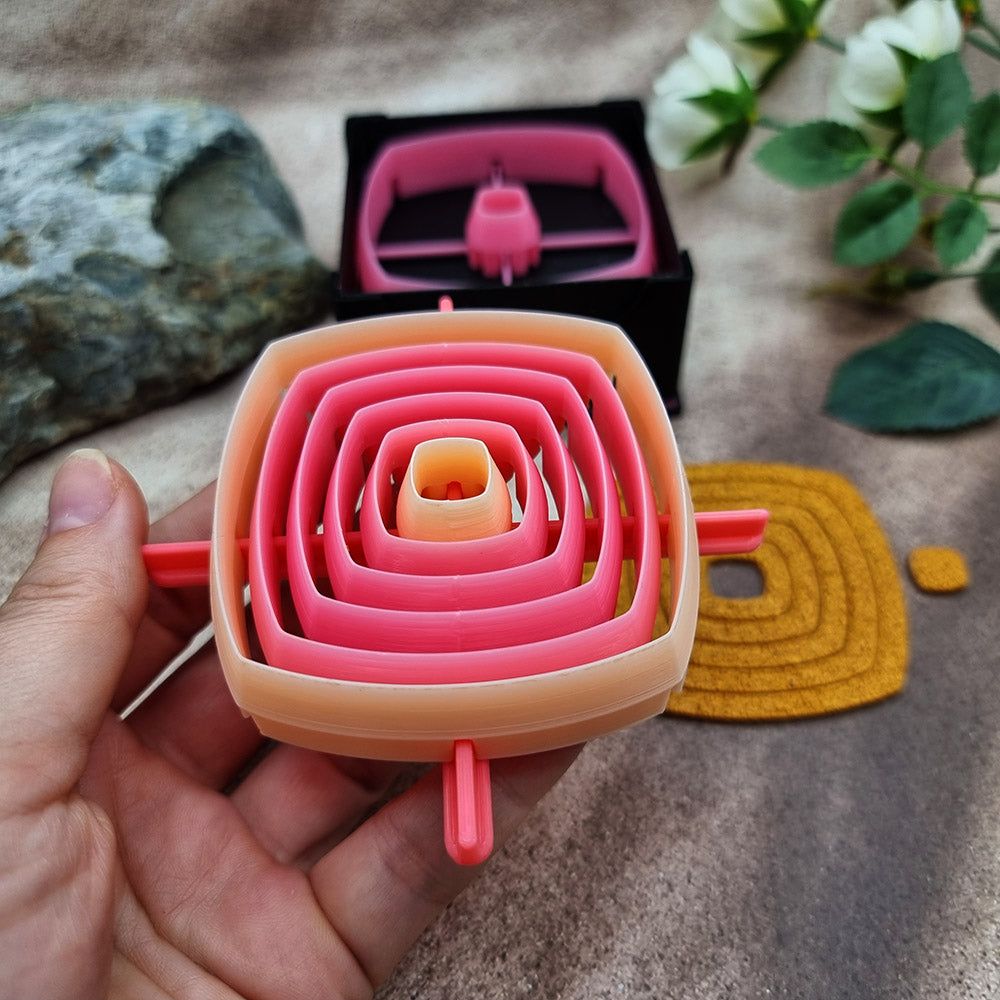 6 Smooth Square Cutters in Set - Perfectly Aligned Imprint Cutters #21