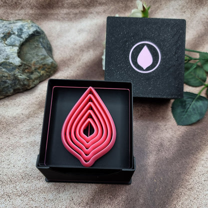 5 Leaf Cutters in Set - Perfectly Aligned Imprint Cutters #24