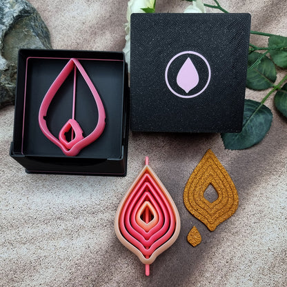 5 Leaf Cutters in Set - Perfectly Aligned Imprint Cutters #24