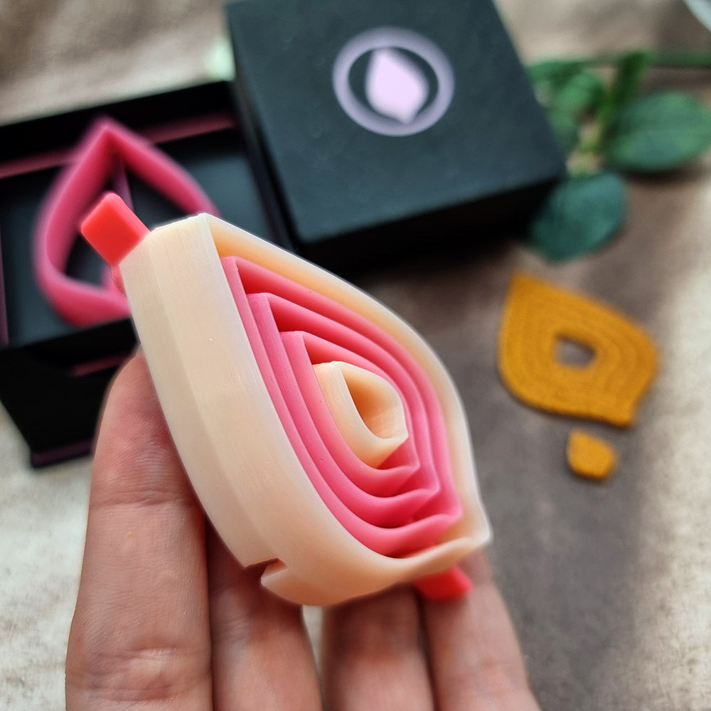 5 Leaf Cutters in Set - Perfectly Aligned Imprint Cutters #24