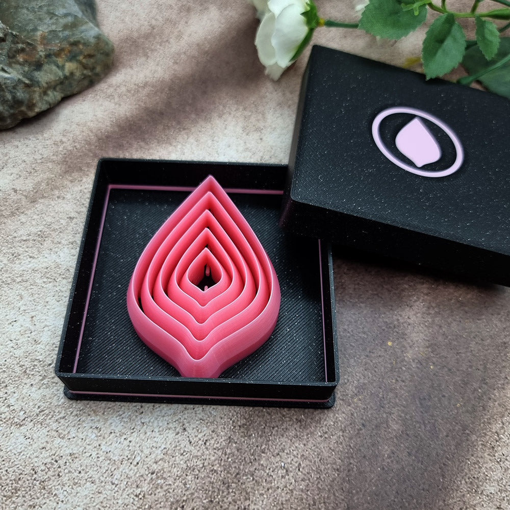 5 Leaf Cutters in Set - Perfectly Aligned Imprint Cutters #24