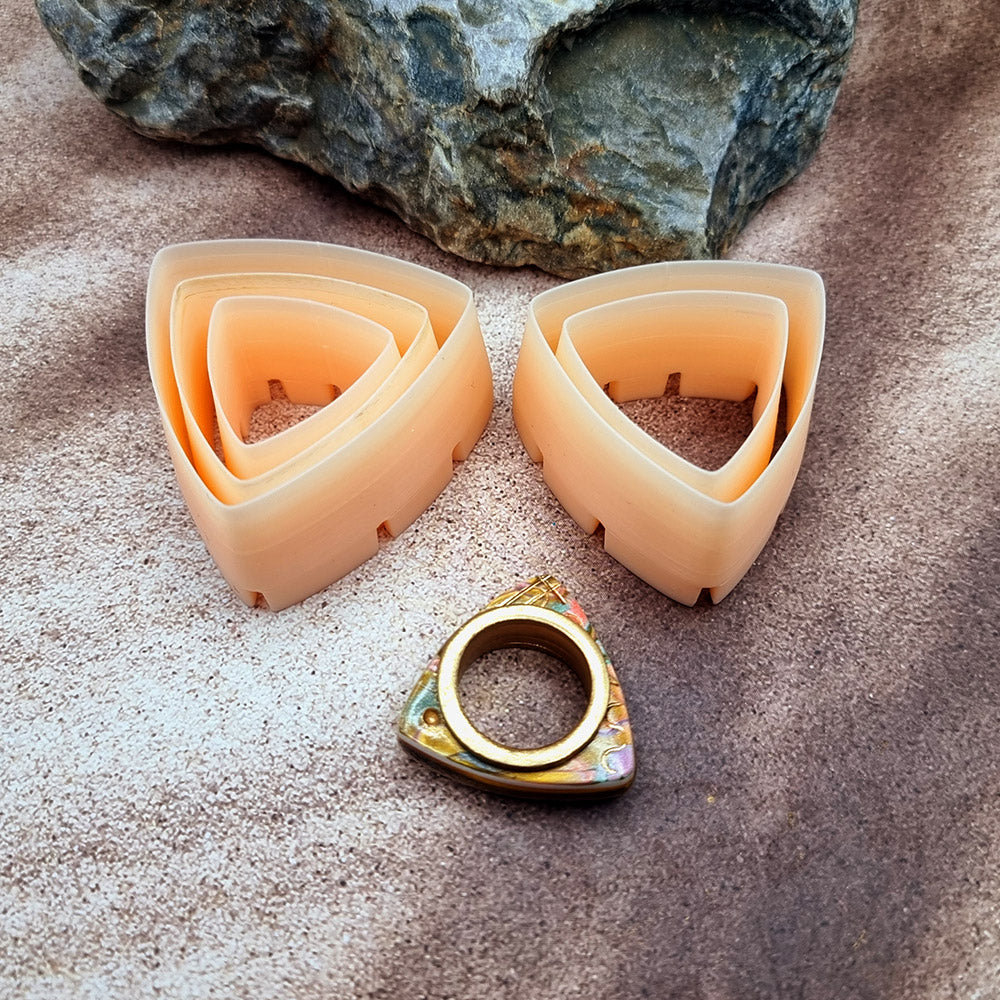 Outer Rings Cutters - Smooth Triangle Shape - 5 cutters