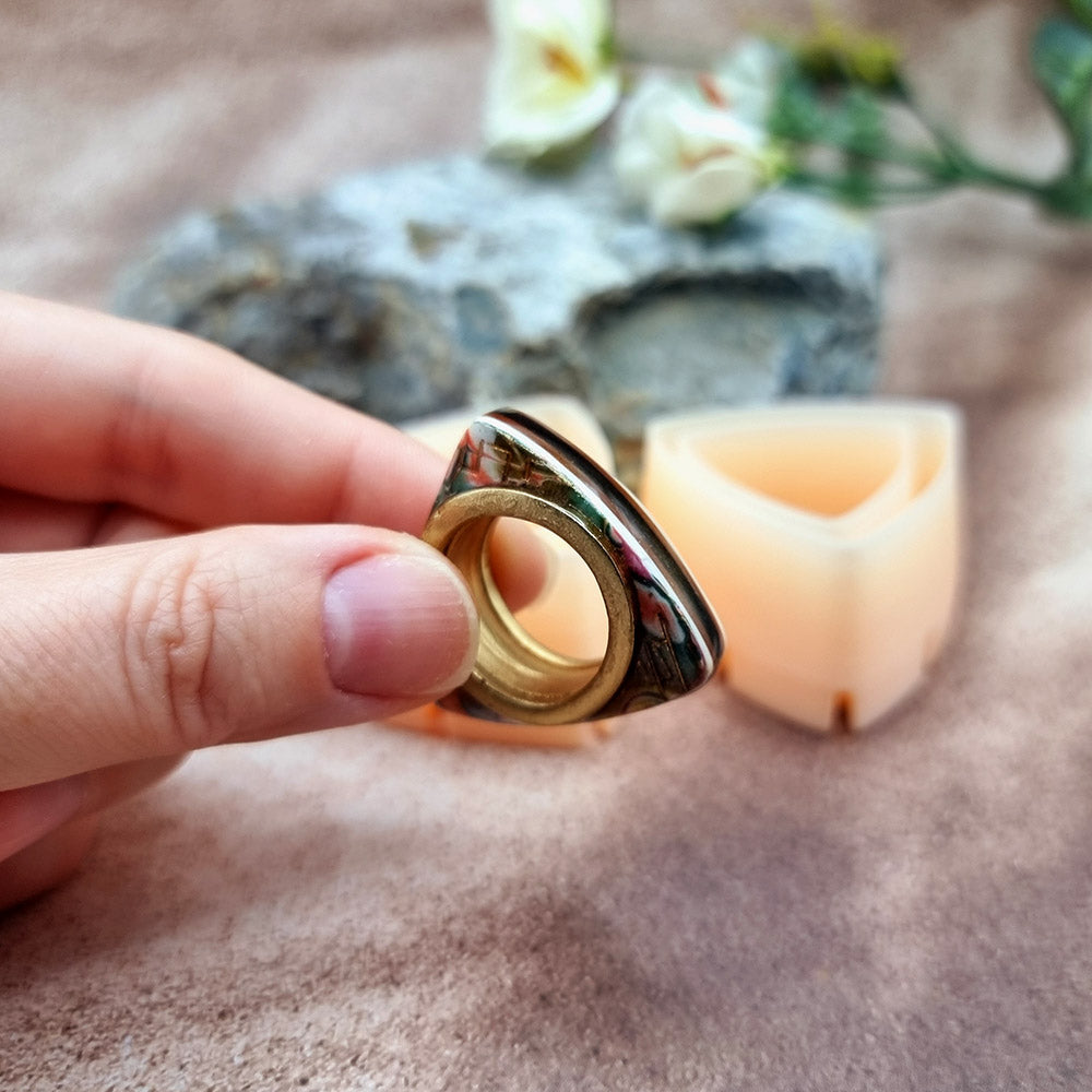 Outer Rings Cutters - Smooth Triangle Shape - 5 cutters