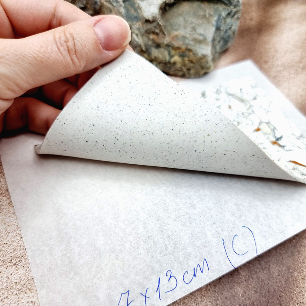 Raw Polymer Clay Veneer (C) "White Marble" Stone Imitation