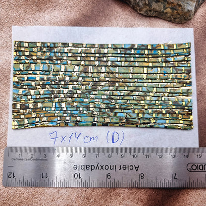 Raw Polymer Clay Veneer (D) "Amazing Mosaic"