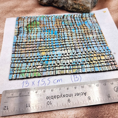 Raw Polymer Clay Veneer (B) "Amazing Mosaic"