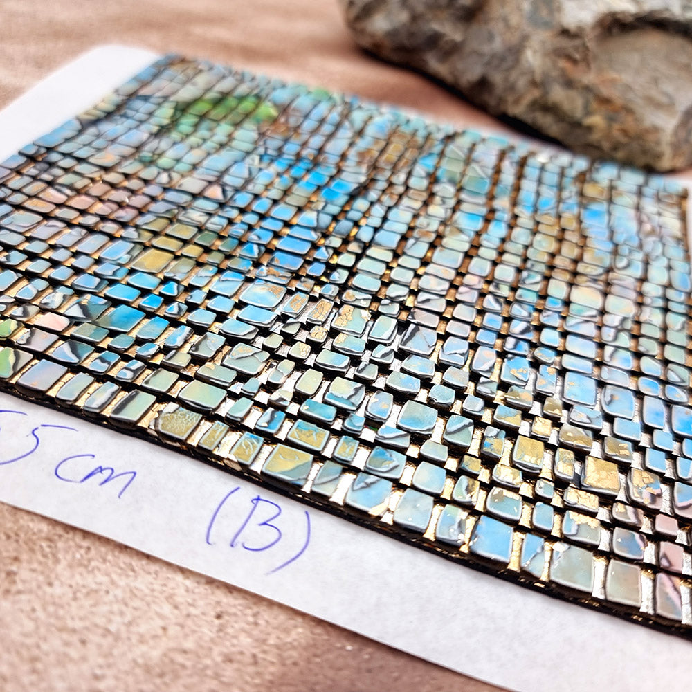 Raw Polymer Clay Veneer (B) "Amazing Mosaic"