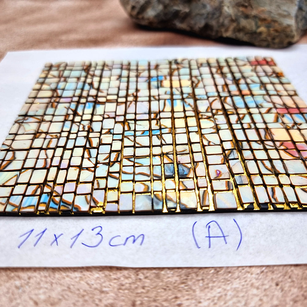 Raw Polymer Clay Veneer (A) "Amazing Mosaic"