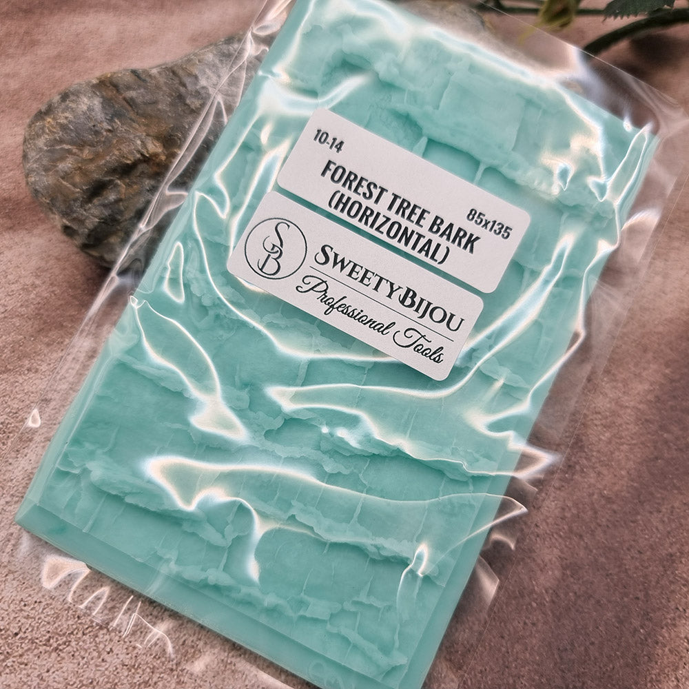 Silicone Texture - Forest Tree Bark (Horizontal)