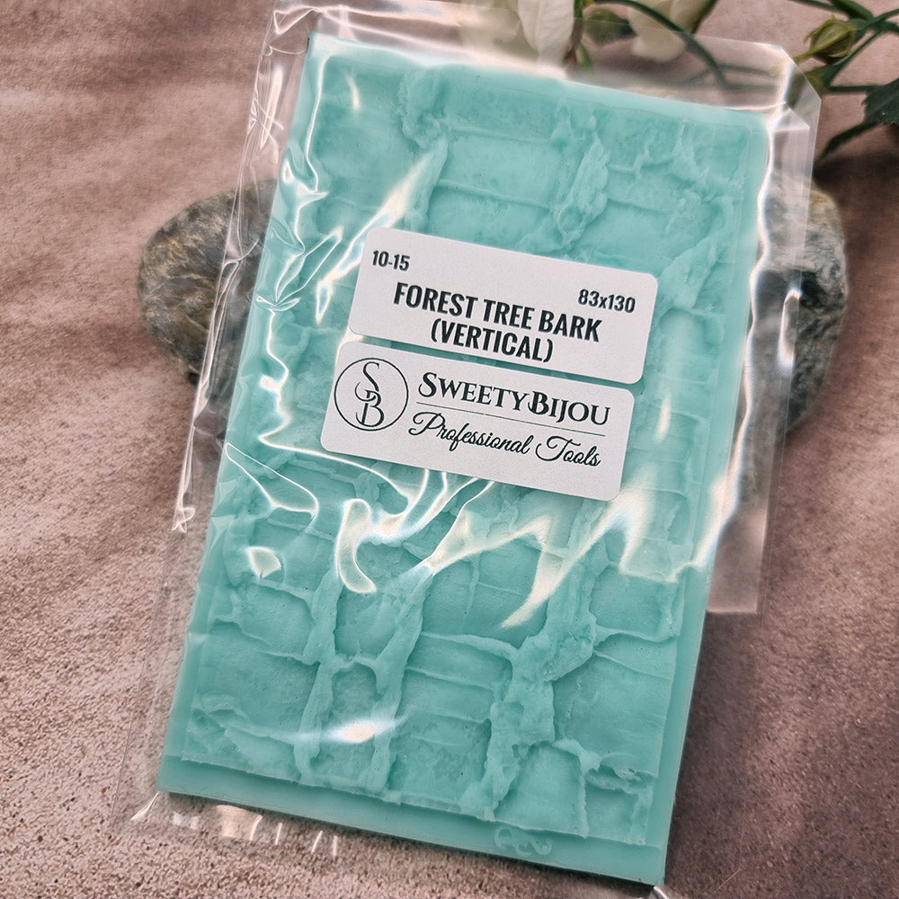 Silicone Texture - Forest Tree Bark (Vertical)