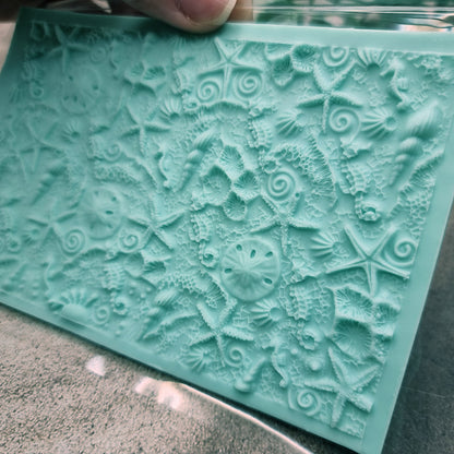 Silicone Texture - IN Sea Horses & Stars
