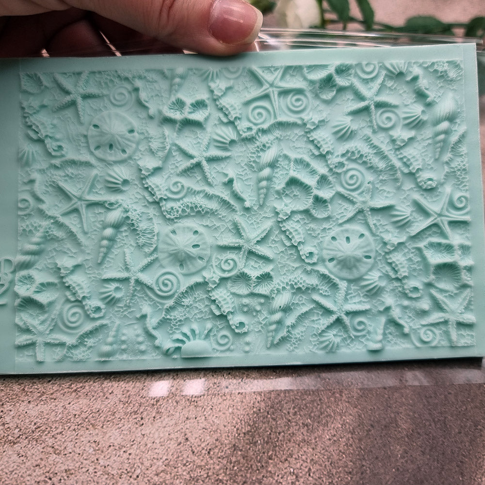 Silicone Texture - IN Sea Horses & Stars