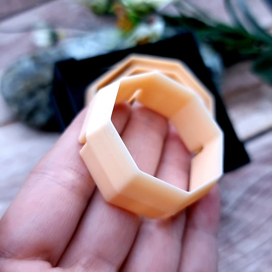 5 Octagon Cutters in Set - Perfectly Aligned Cutters #36