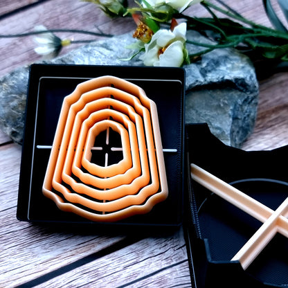 5 Shield Cutters in Set - Perfectly Aligned Cutters #39