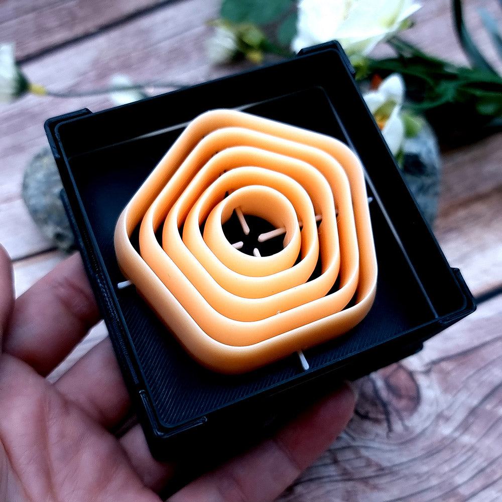 5 Pentagon Cutters in Set - Perfectly Aligned Cutters #34