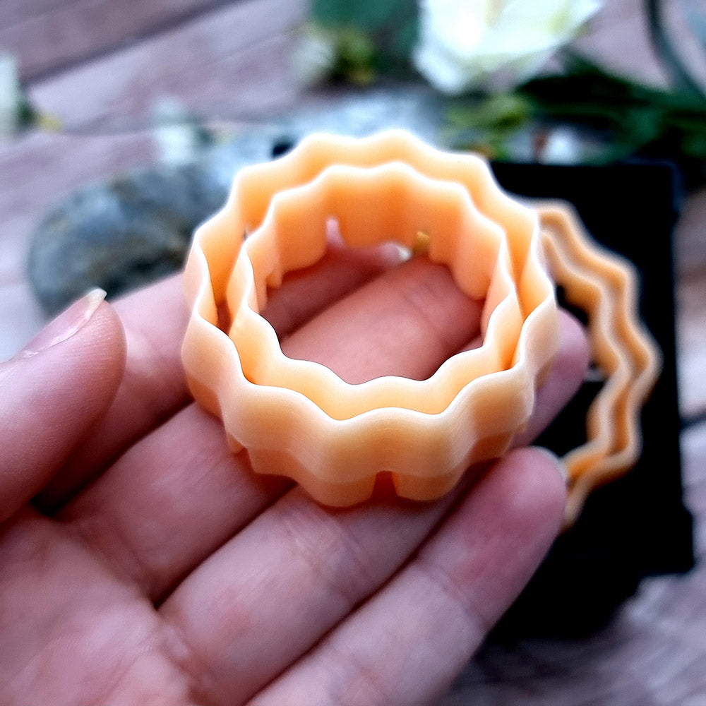 5 Smoothed Cutters in Set - Perfectly Aligned Cutters #37