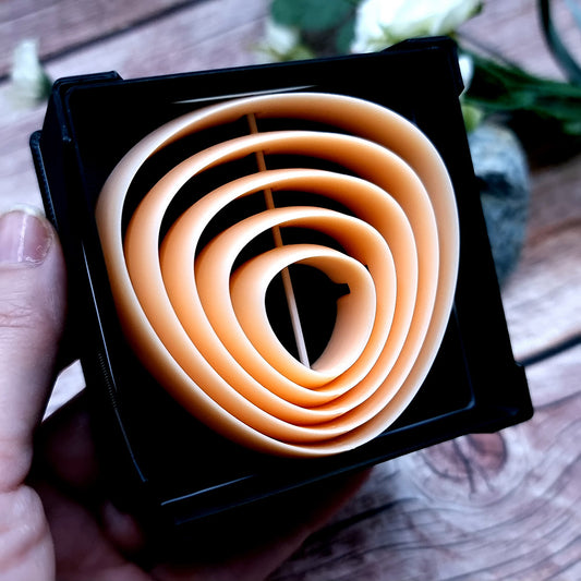 5 Rounded Triangle Cutters in Set - Perfectly Aligned Cutters #30