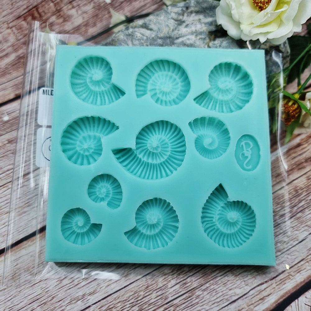 Square Ammonites Mold #2