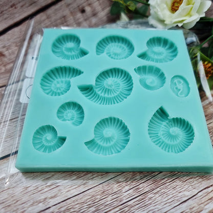 Square Ammonites Mold #2