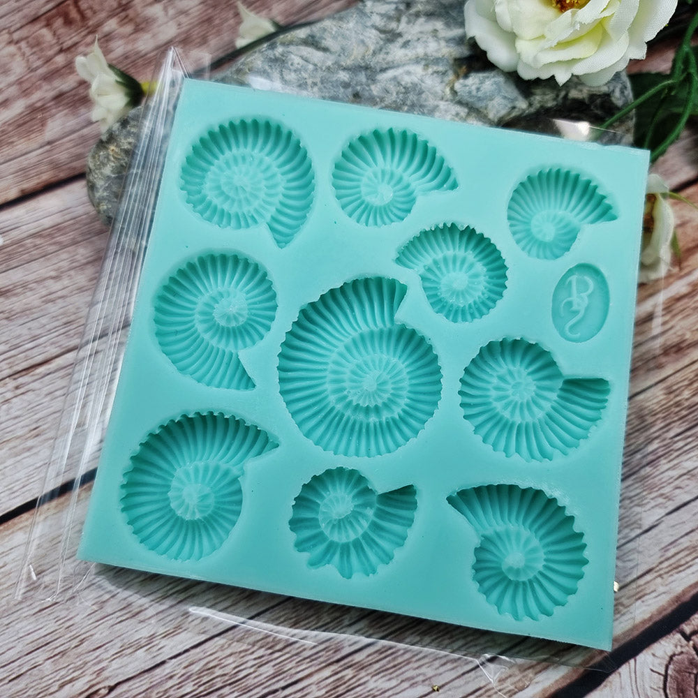 Square Ammonites Mold #3