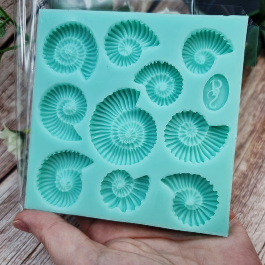 Square Ammonites Mold #3