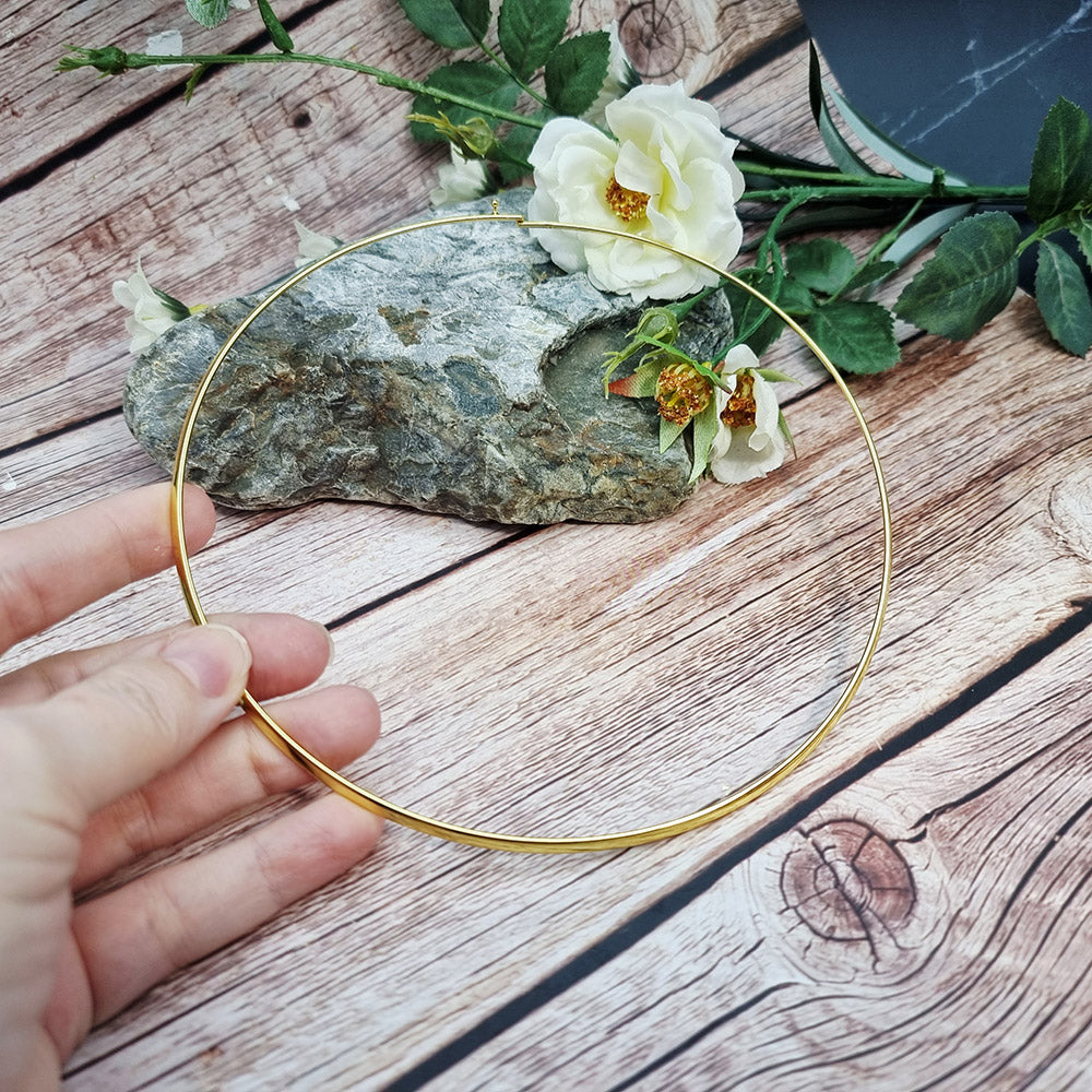 Golden Color Metal Necklace