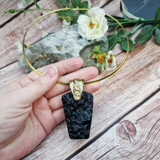 Golden Color Metal Necklace