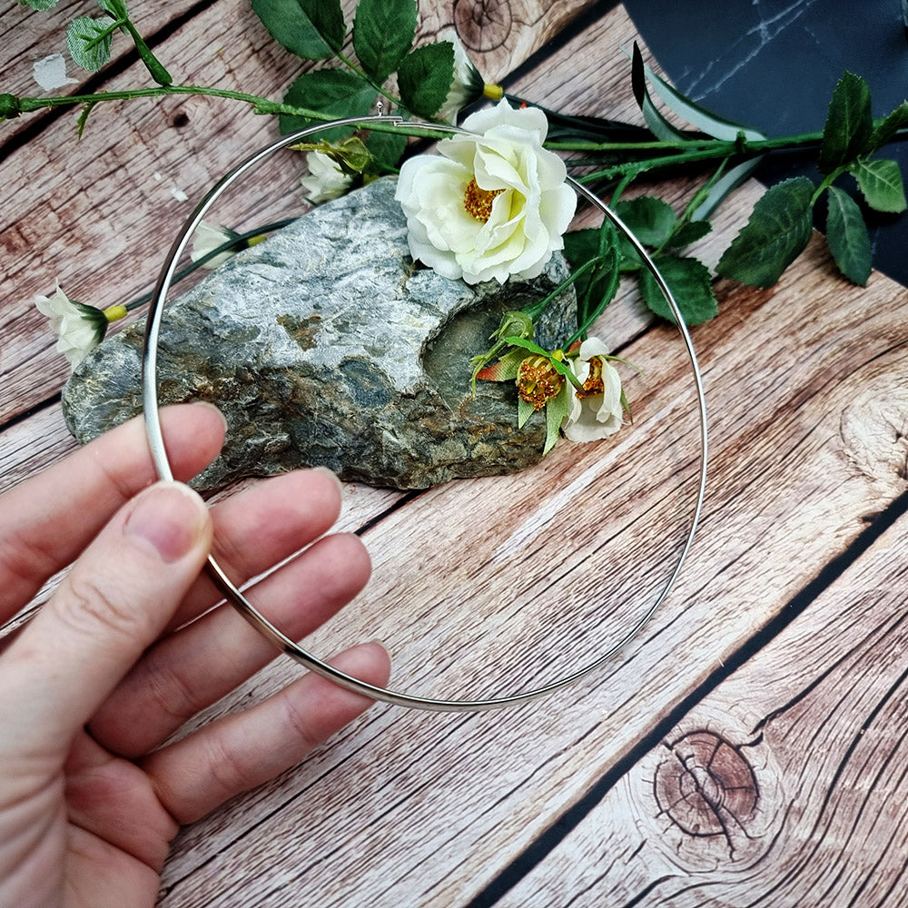 Silver Color Metal Necklace