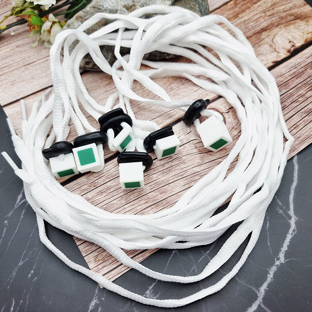 Set of 6x Cubed Markers on cords