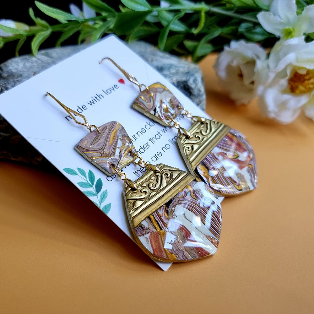Golden Agate Earrings #5