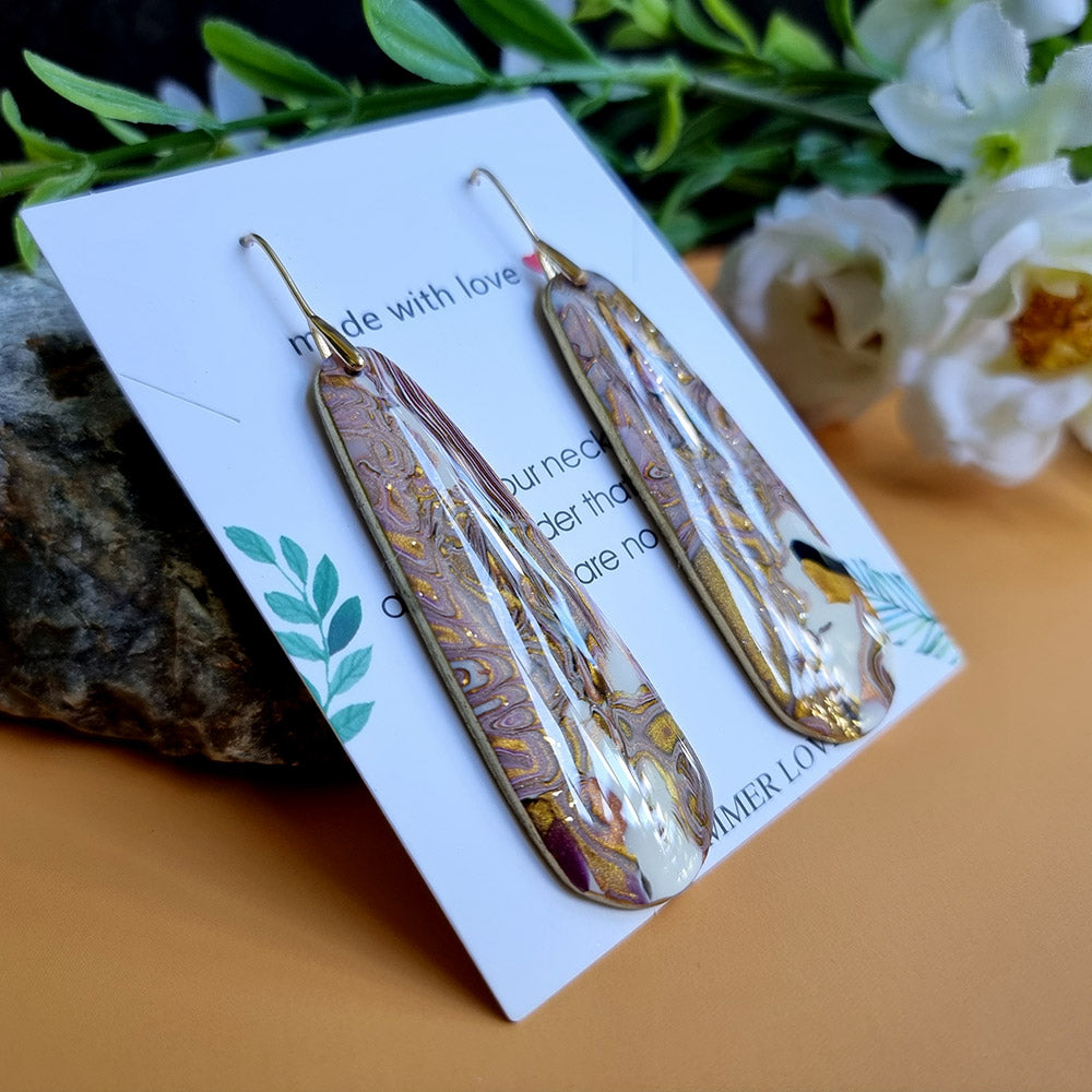 Golden Agate Earrings #6
