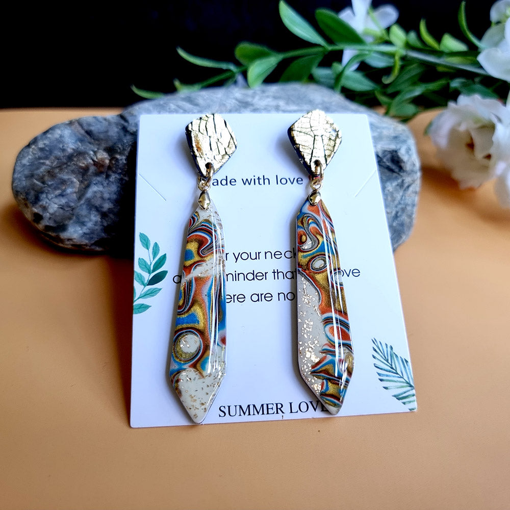 Golden Whispers Earrings #1