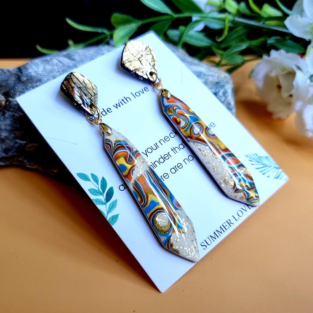 Golden Whispers Earrings #1