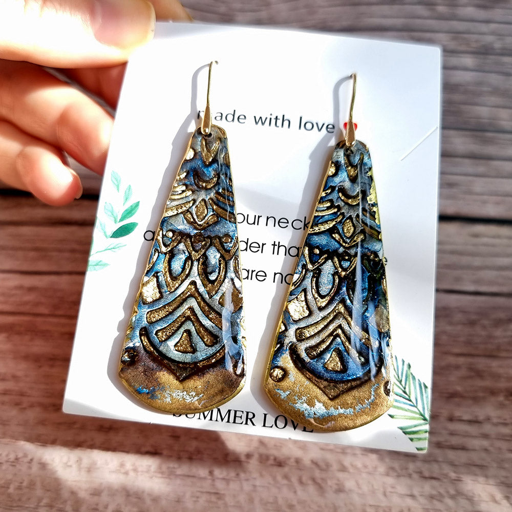 Antique Porcelain Earrings #2