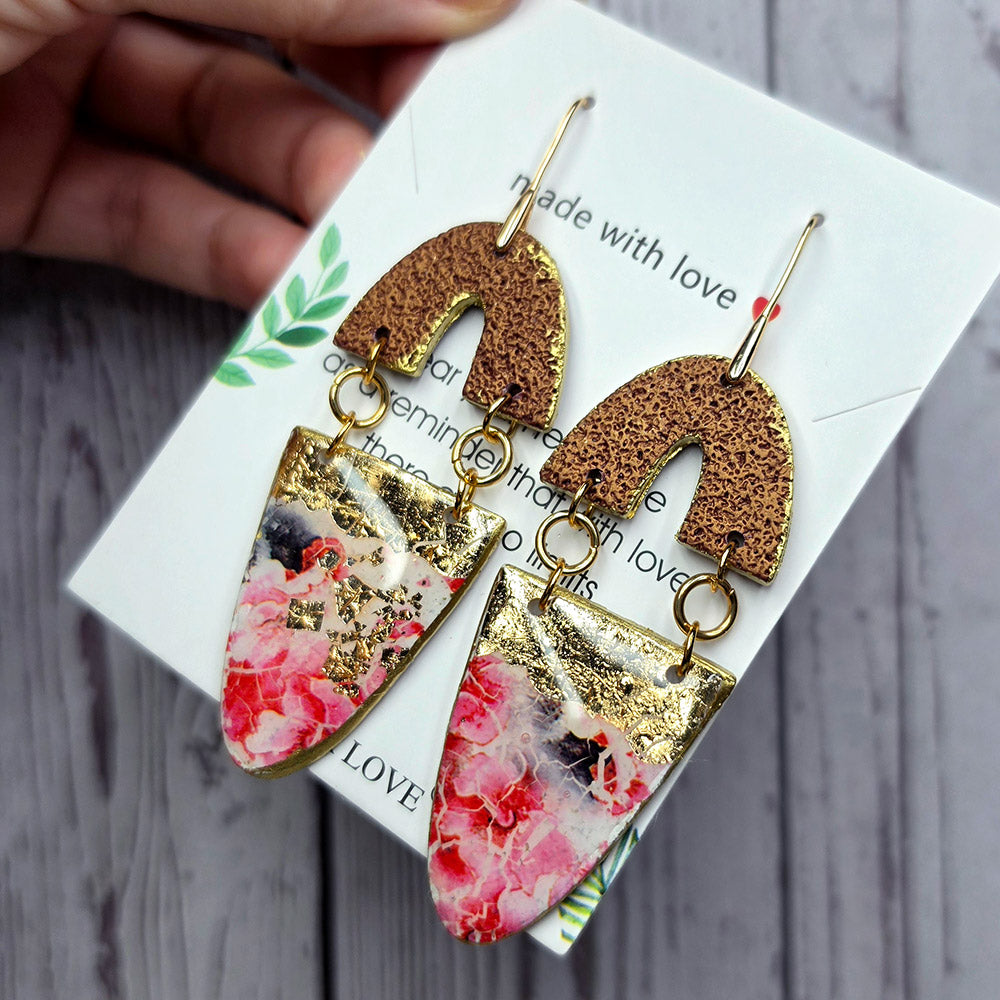 Golden Blush Earrings