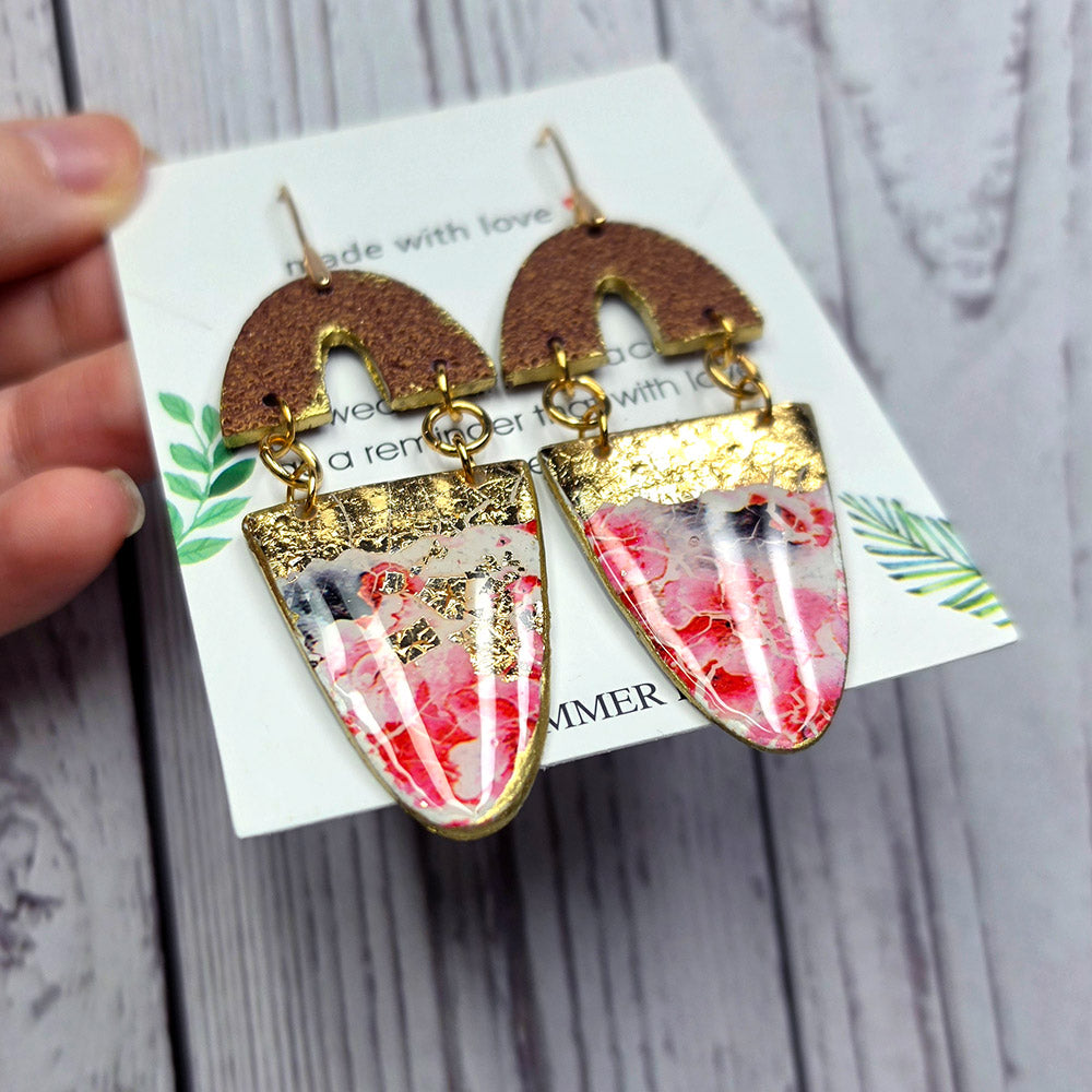 Golden Blush Earrings