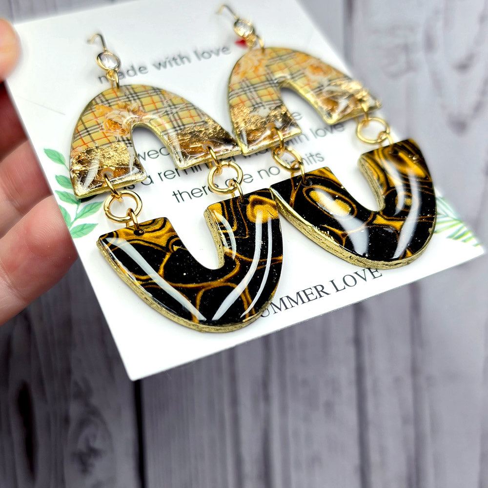 Black & Gold Tartan