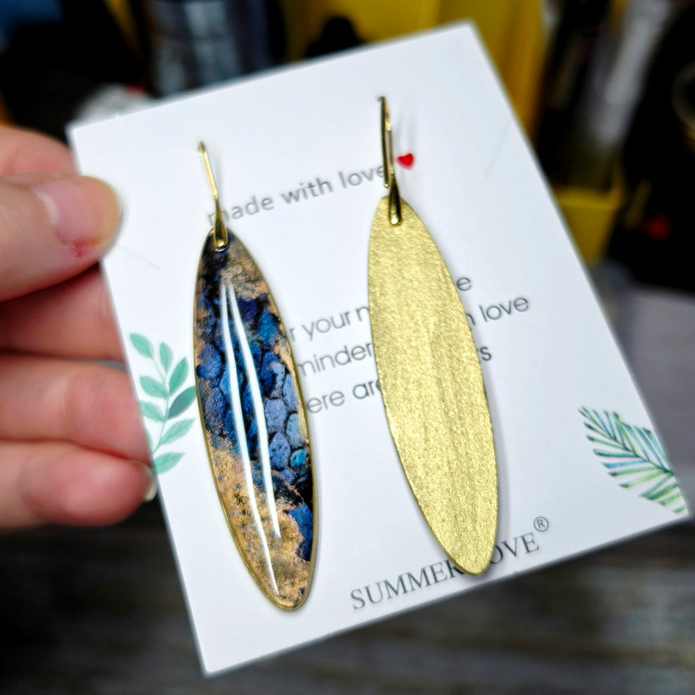 Golden Midnight Earrings