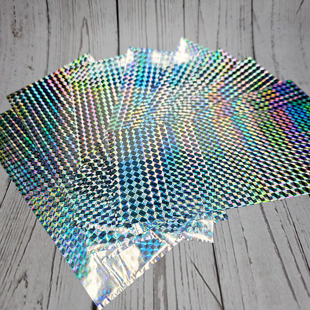 Rainbow Prismatic Diamonds Foils - 10pcs