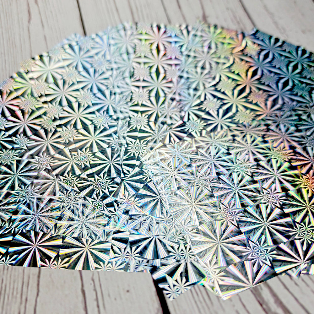 Prismatic Starburst Foils - 10pcs