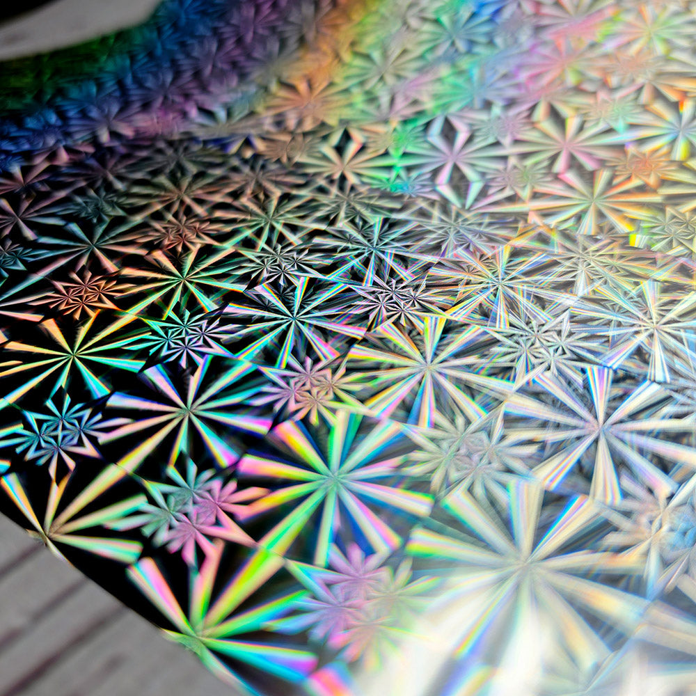Prismatic Starburst Foils - 10pcs