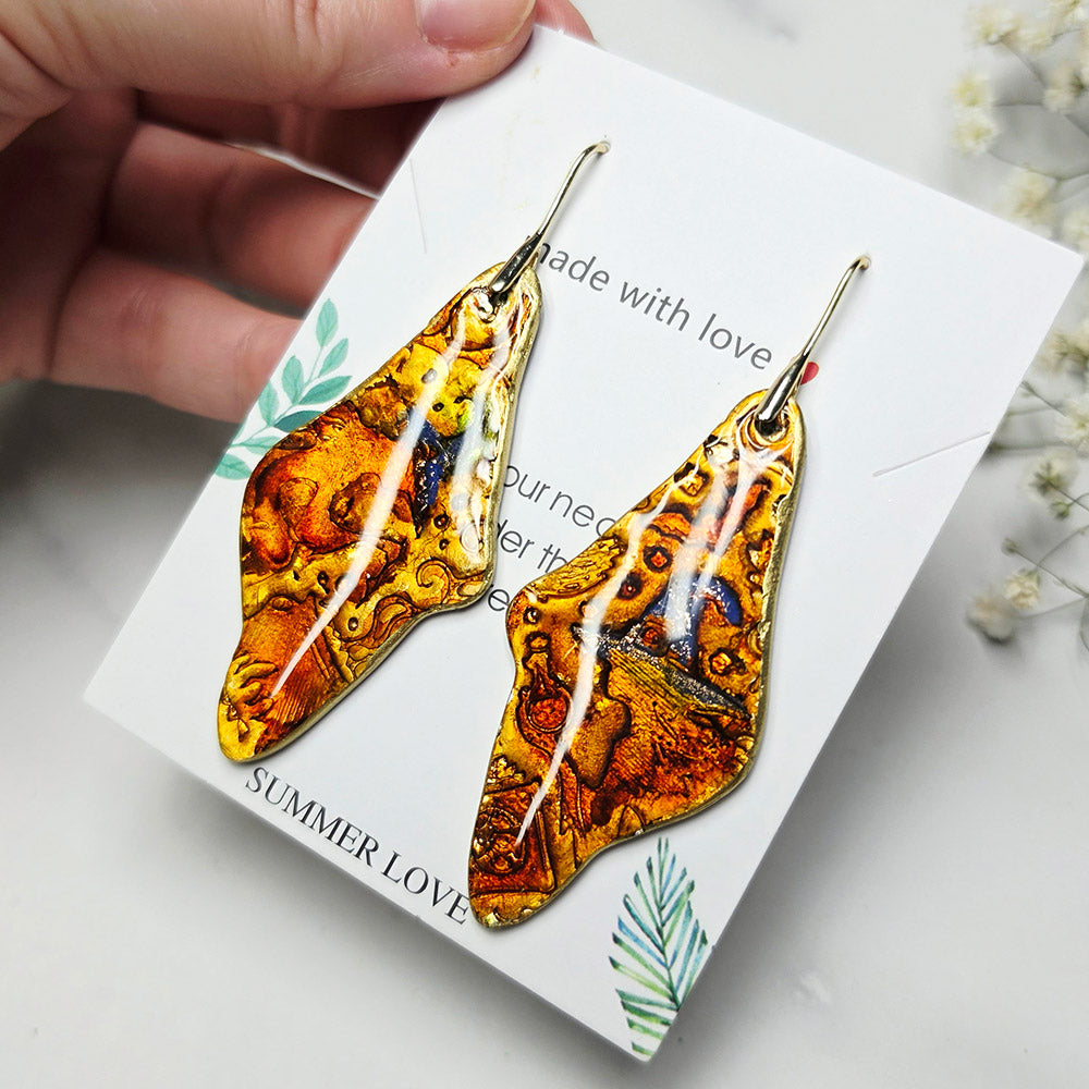 Golden Witchcraft Earrings